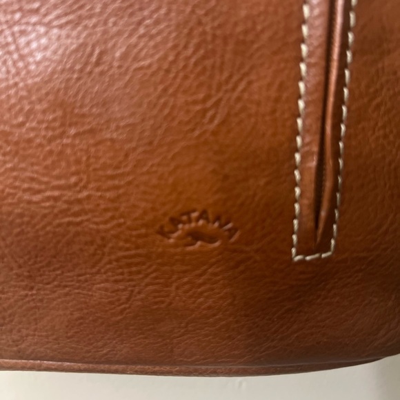 Classic Tan Leather Tote Bag - Picture 2 of 12